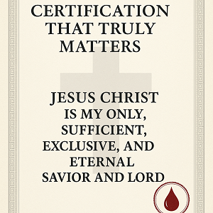 The Only Certification That Matters